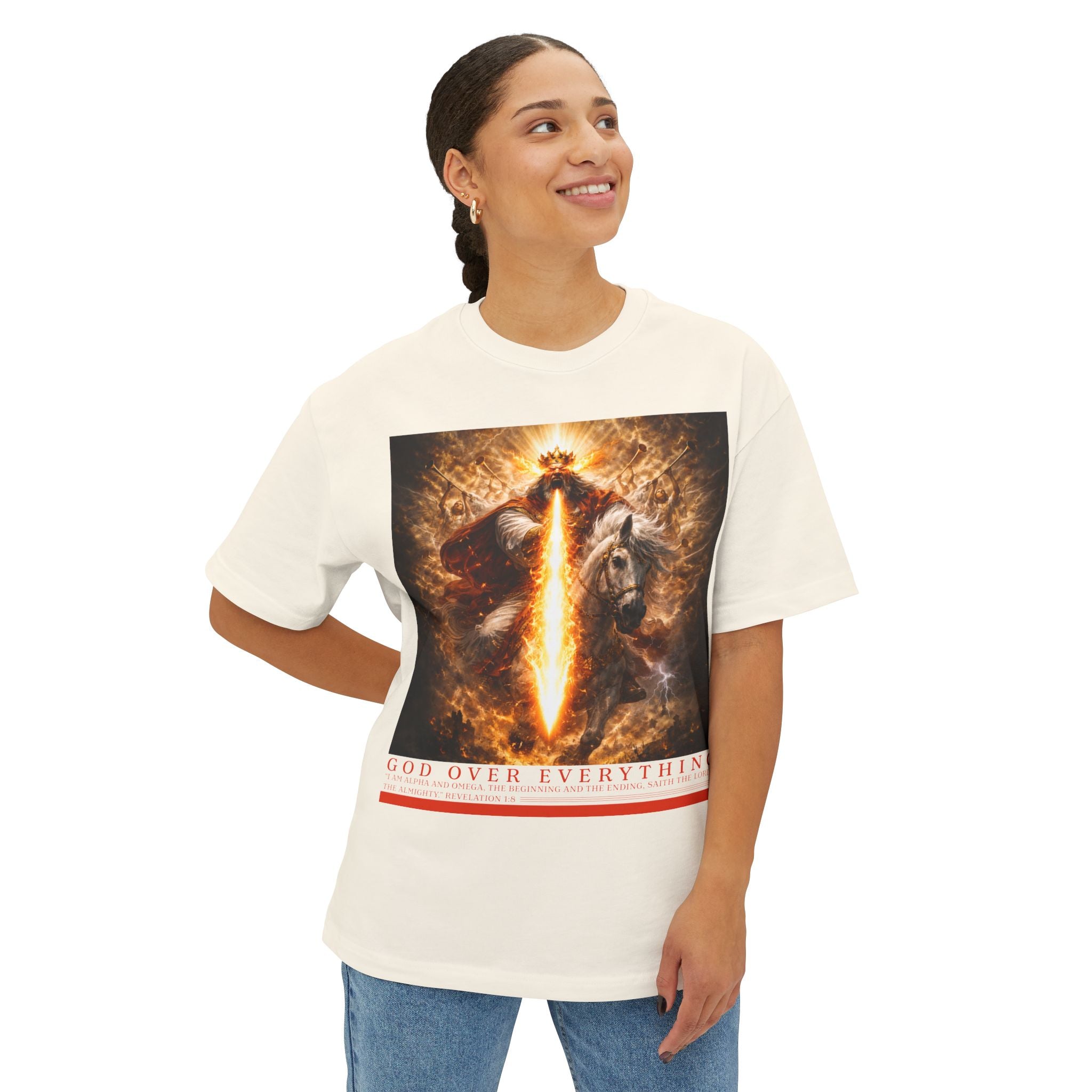 God Over Everything Alpha and Omega Tee