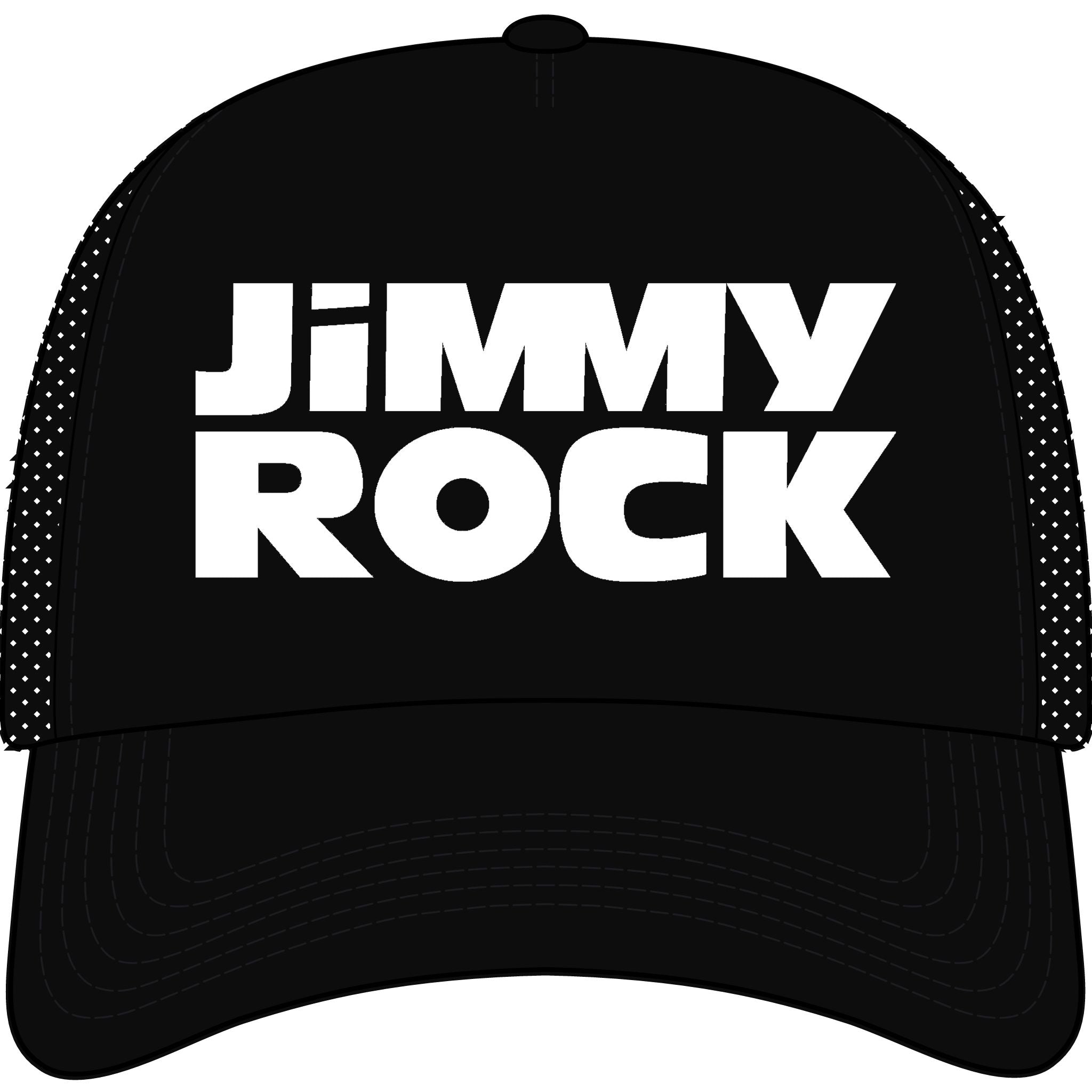 JIMMY ROCK Trucker Cap – Bold Retro Foam Mesh Baseball Hat