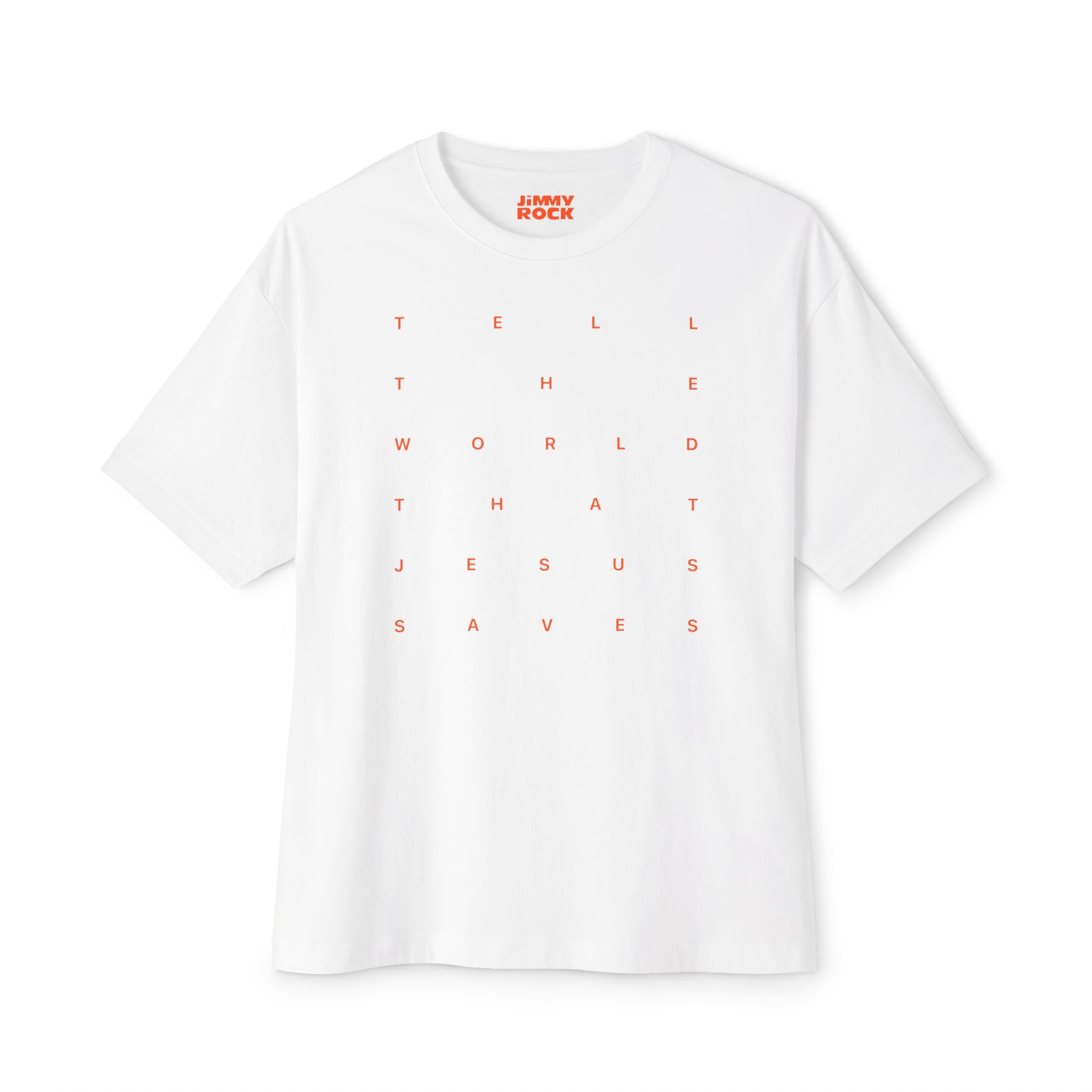 Tell The World That Jesus Saves - Boxy Tee