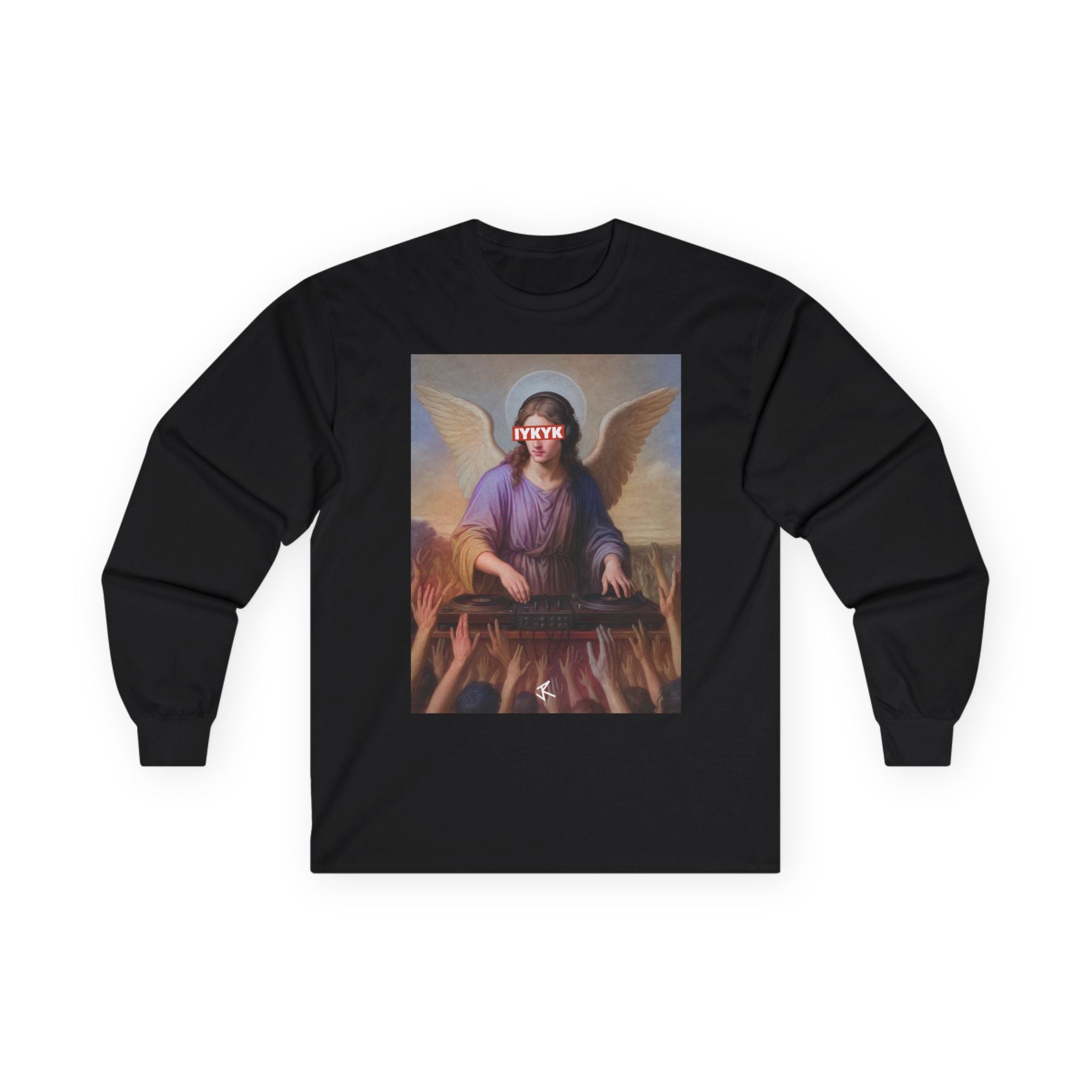 IYKYK Joyful Noise Long Sleeve Tee — Angelic DJ