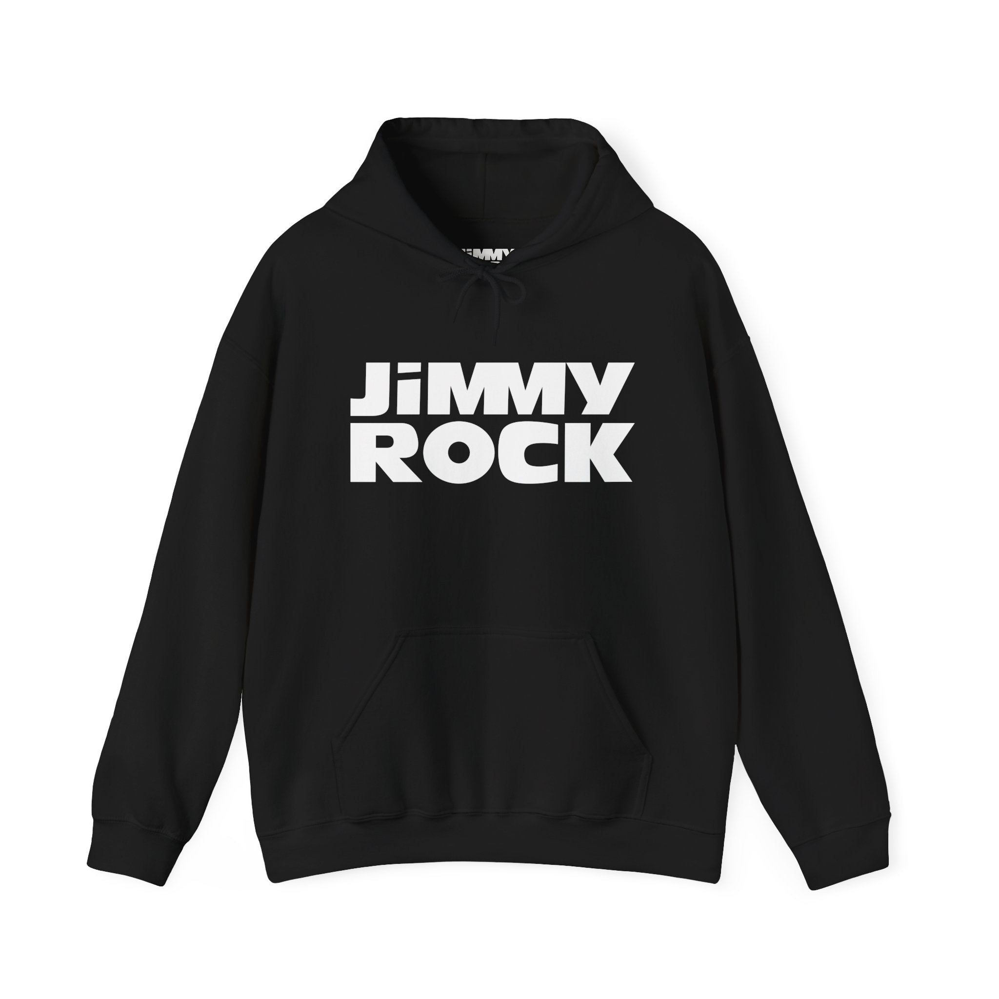 Jimmy Rock Hoodie — Bold Retro Logo Pullover
