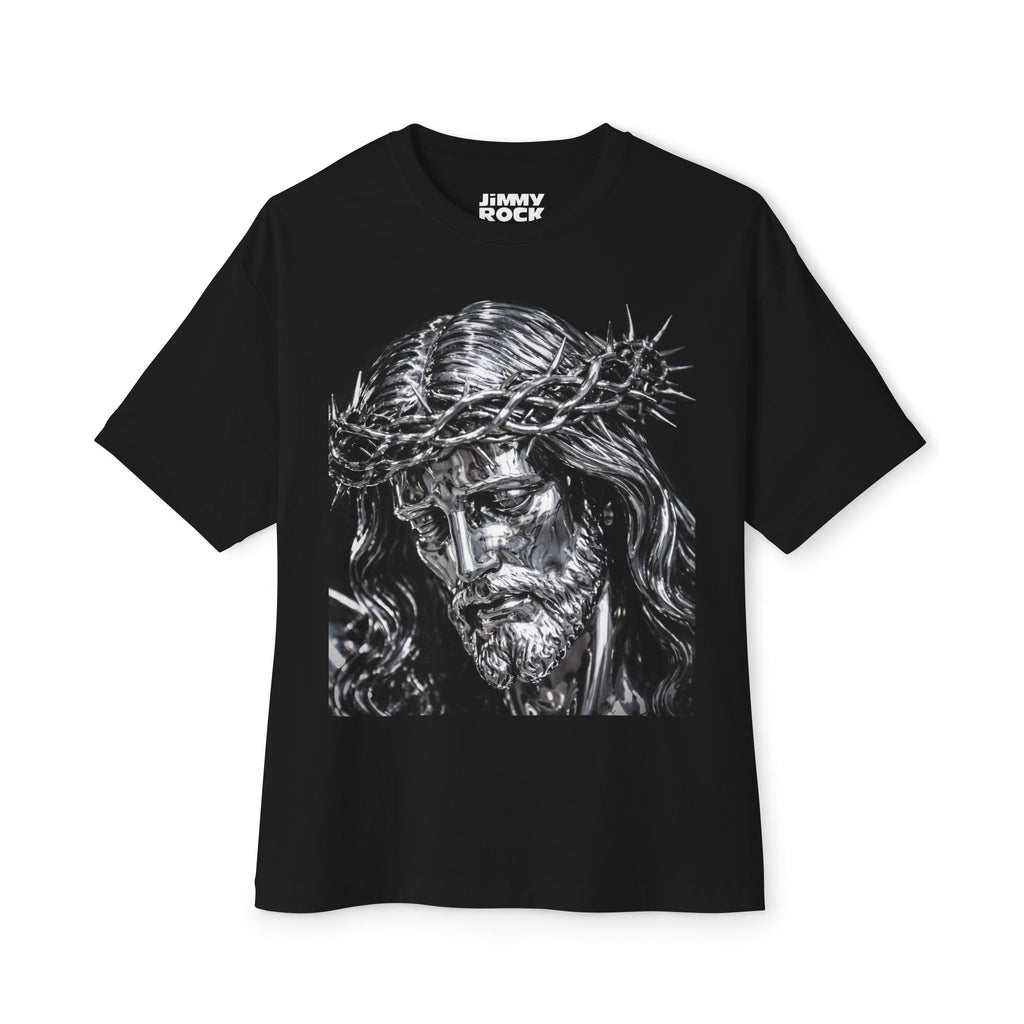 God Over Everything Tee — Jesus Portrait Christian Graphic T-Shirt