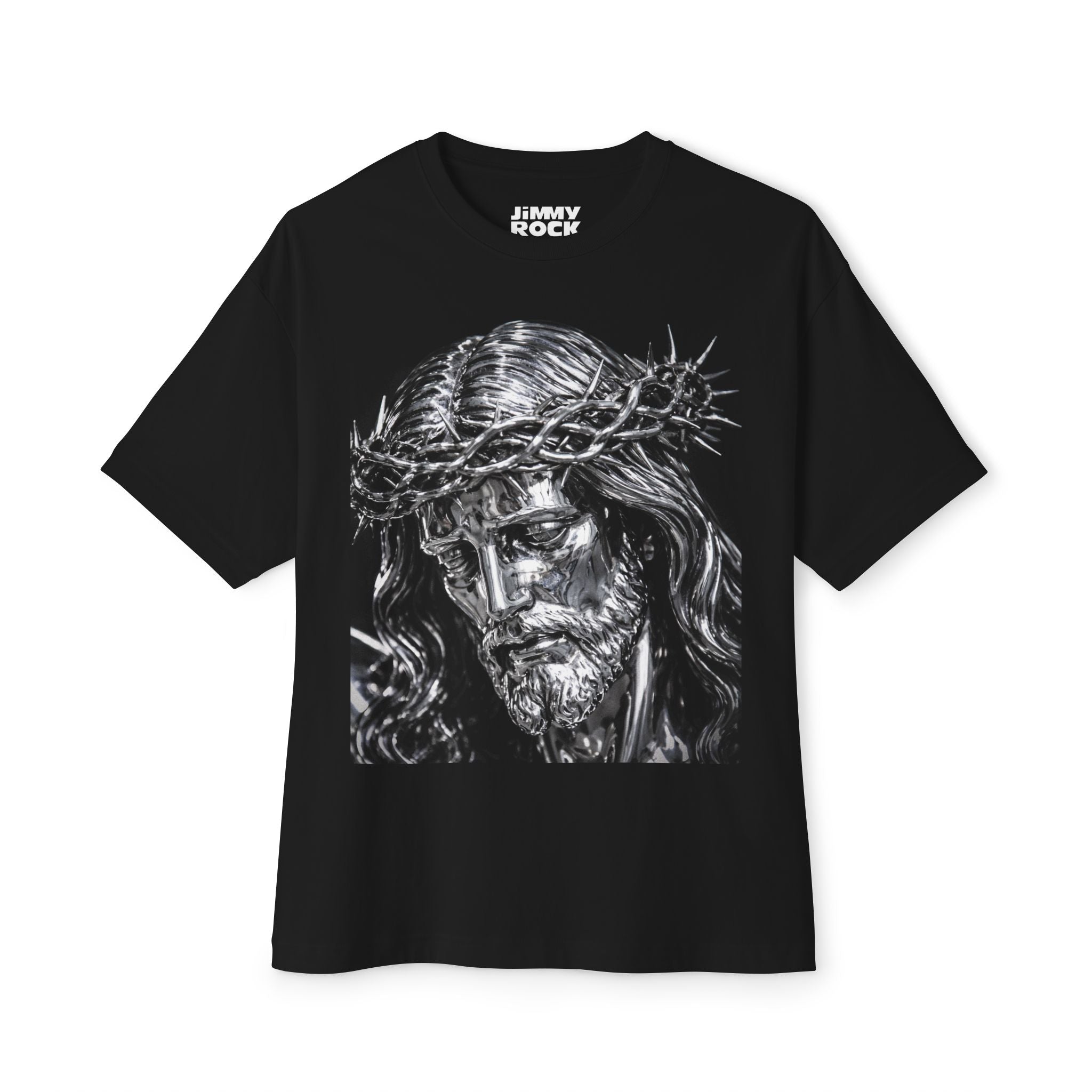 God Over Everything Tee — Jesus Portrait Christian Graphic T-Shirt