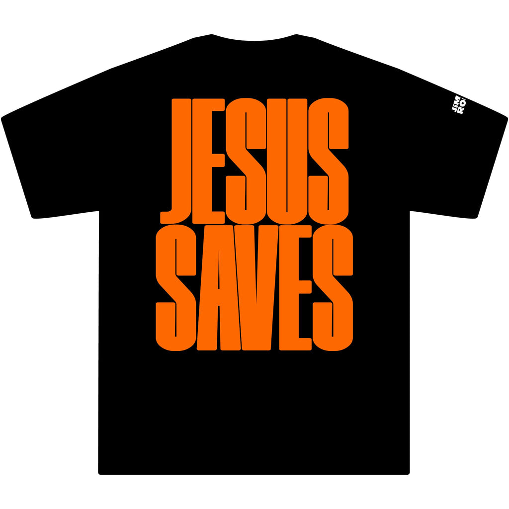 Jesus Saves T-Shirt — "Tell the World" Bold Orange Gospel Tee