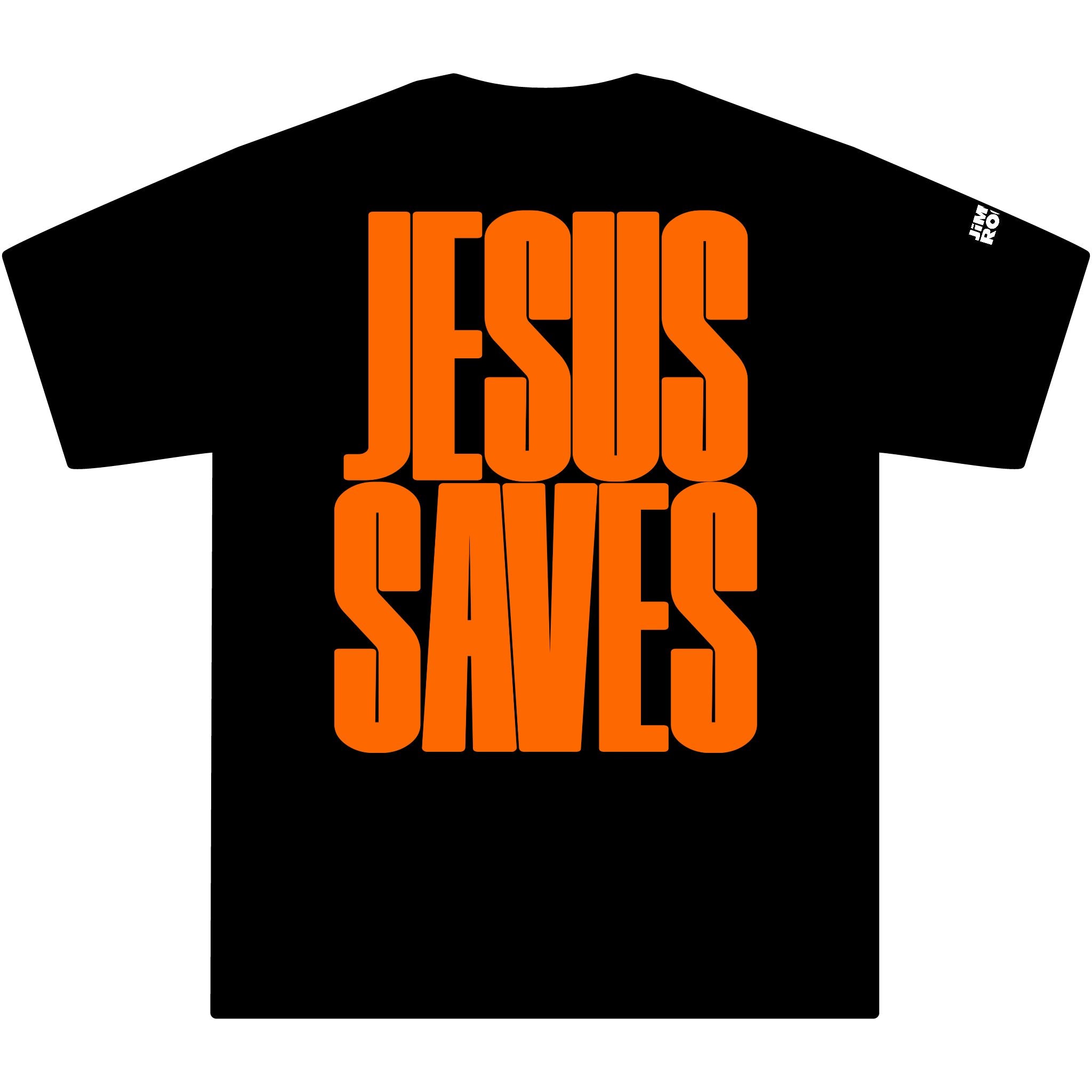 Jesus Saves T-Shirt — "Tell the World" Bold Orange Gospel Tee