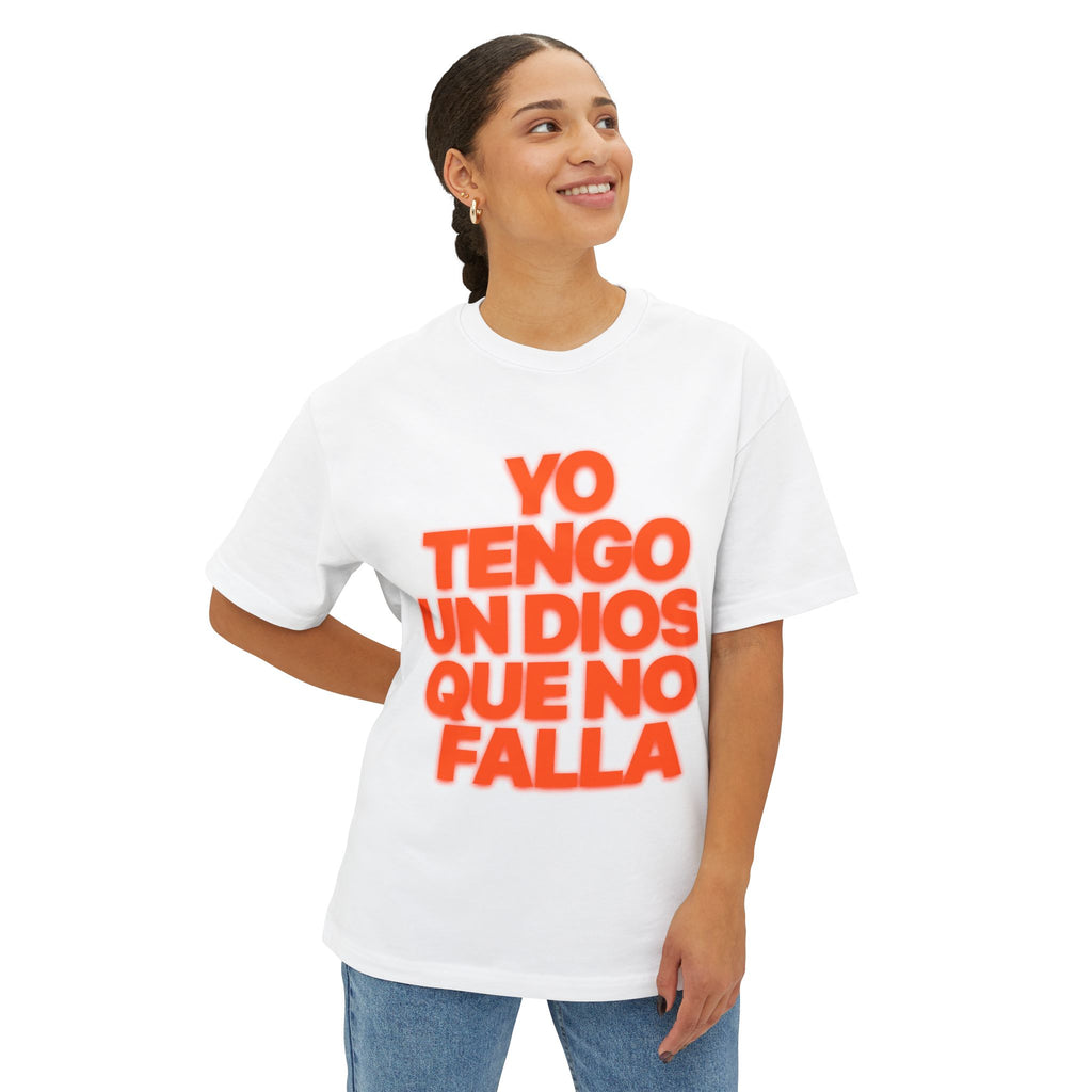 “Yo Tengo Un Dios Que No Falla” Oversized Shirt
