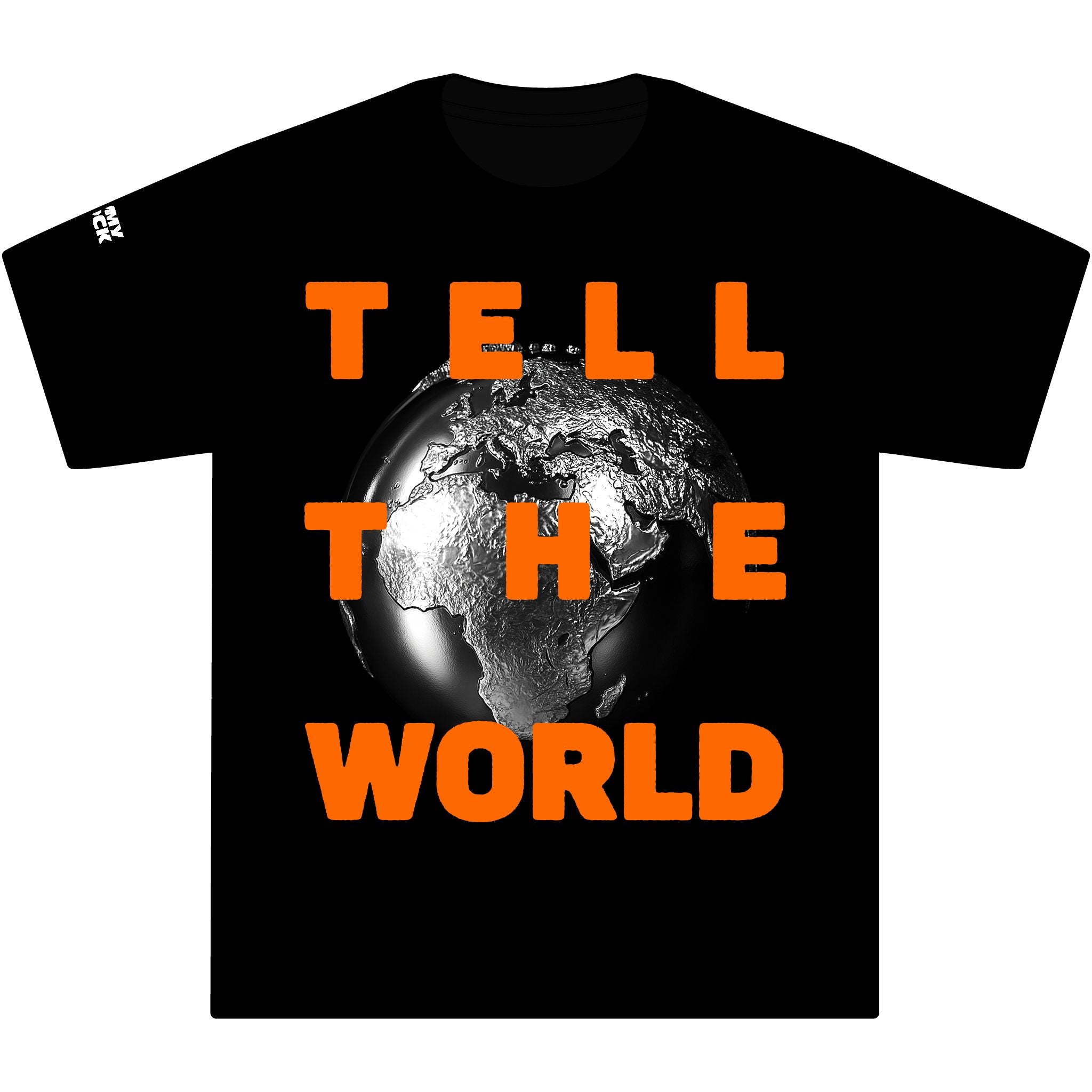 Jesus Saves T-Shirt — "Tell the World" Bold Orange Gospel Tee